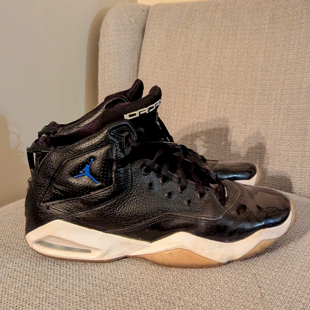 Air Jordan B'Loyal Royal Black CW7031-001 New Space Jam Retro Patent Size 13